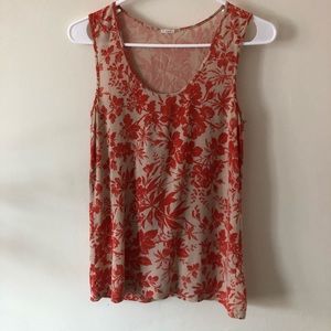 J. Crew Floral Tank Top